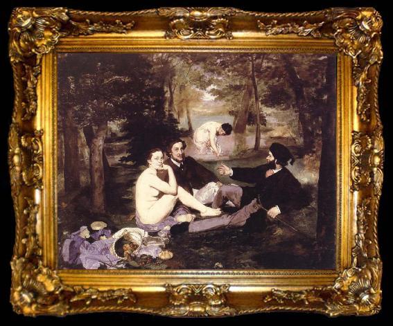 framed  Edouard Manet le dejeuner sur l herbe, ta009-2